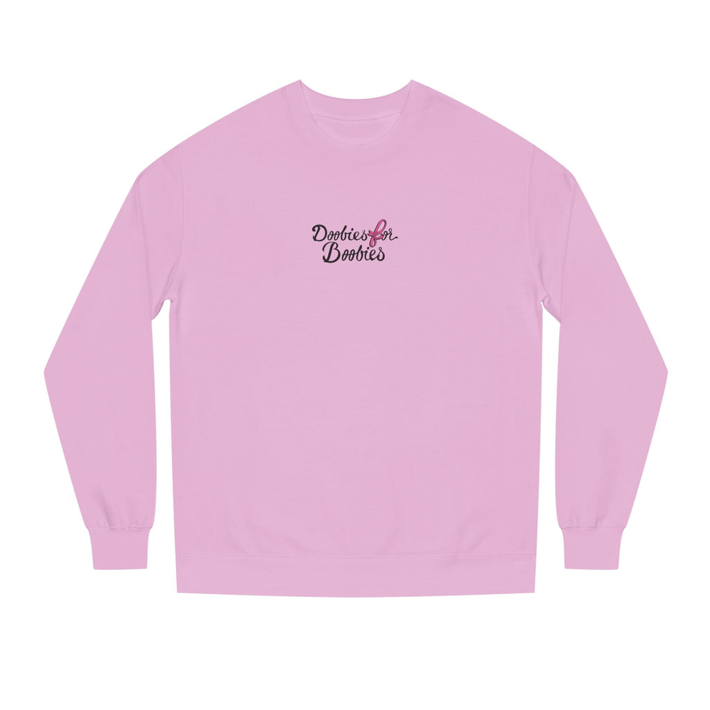 Doobies for Boobies Nimbus Crewneck | Breast Cancer Awareness