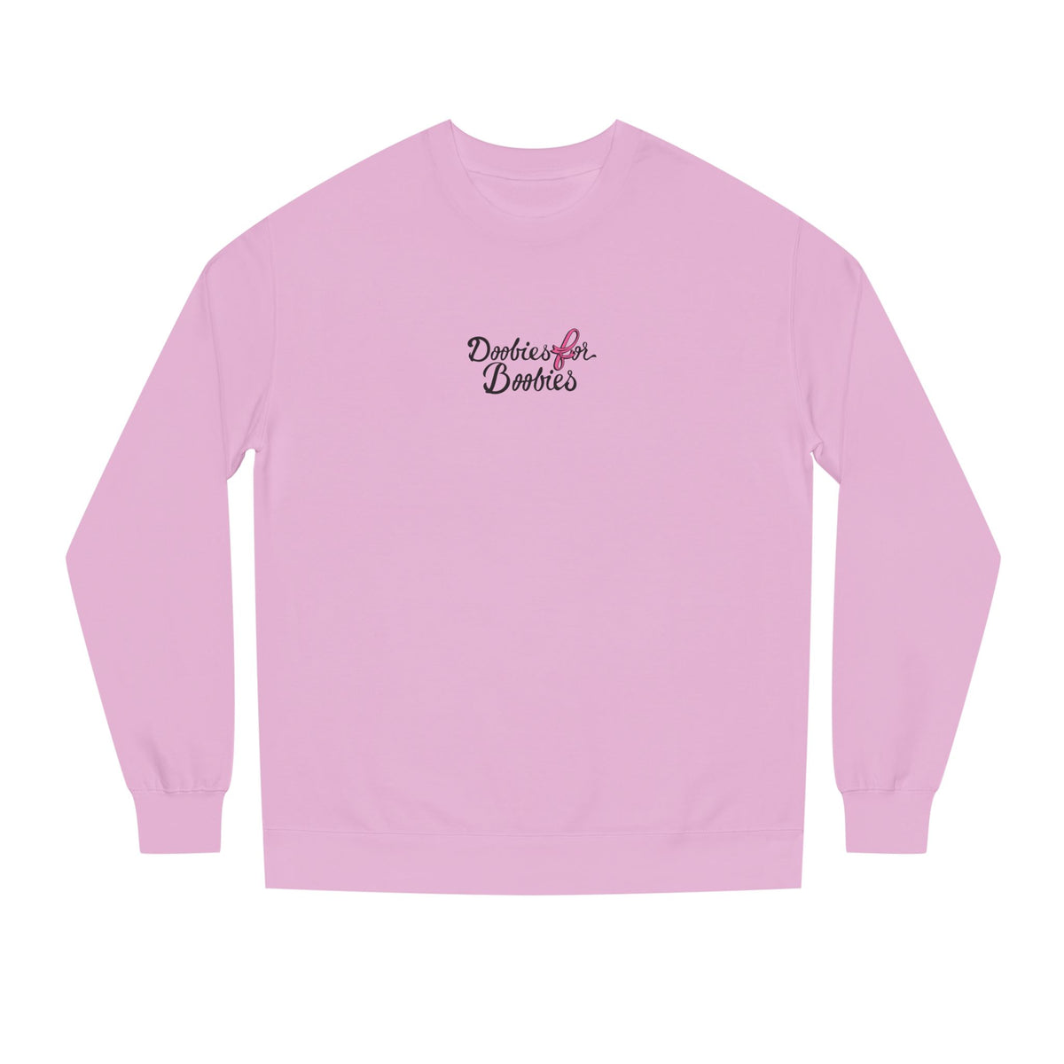 Doobies for Boobies Nimbus Crewneck | Breast Cancer Awareness