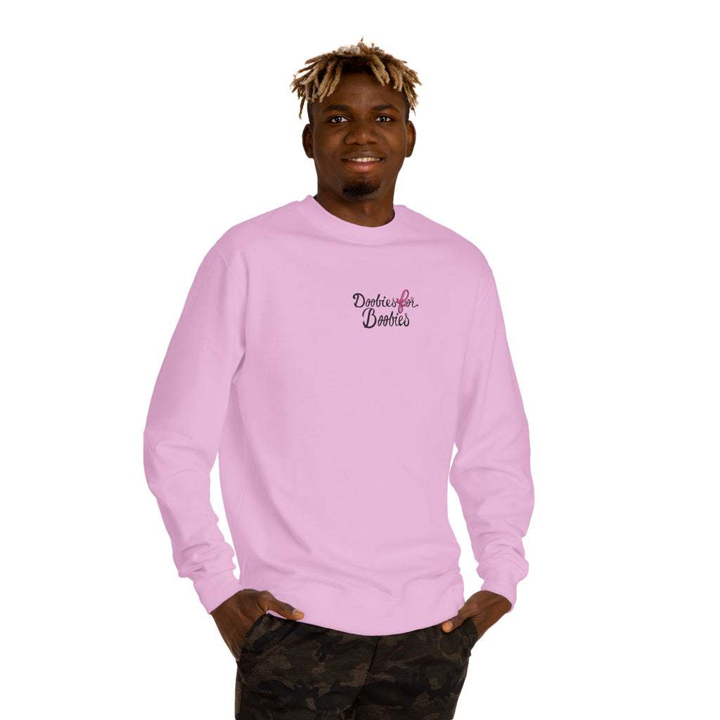 Doobies for Boobies Nimbus Crewneck | Breast Cancer Awareness